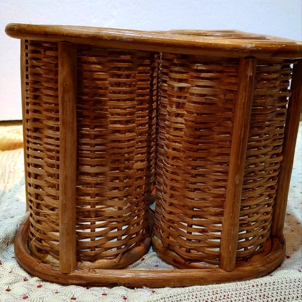 Bamboo table wine rack - Picture 9 of 10